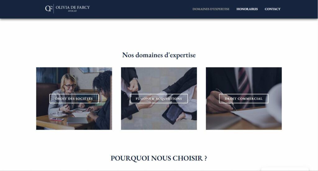ODF Avocats — réalisation AD-Créa