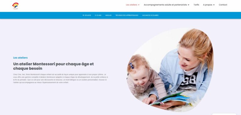 One, Two, Three Montessori — réalisation AD-Créa